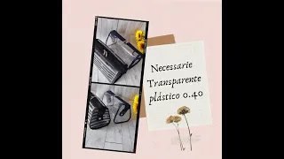 Nécessaire com Plástico - Nécessaire transparente passo a passo, plástico cristal ou estampado 0.40