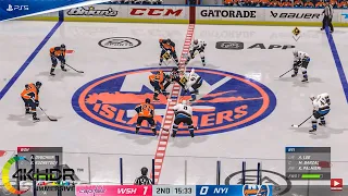 NHL 22 Frantic Finish! Ovechkin Seals Game! Washington Capitals vs New York Islanders 4K! PS5