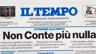 Prime pagine dei giornali di oggi 21 giugno 2022. Rassegna stampa. Quotidiani nazionali italiani