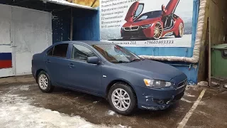 U-Pol Raptor - Ремонт бампера Lancer X