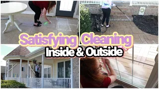 INSANELY SATISFYING Spring Clean With Me 2022 Outside Cleaning Motivation