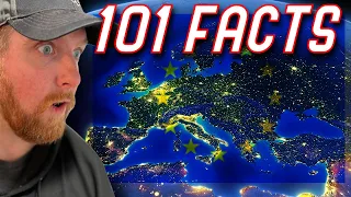 American Reacts to 101 Facts about Europe