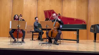 G.B. Platti, Sonata prima in g minor - Haojie Kang(baroque cello) Zhiang Chen(harpsichord)