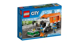 LEGO City 60118 Garbage Truck Speed Build with Stop-motion Animation