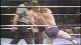 Bob Backlund vs Stan Hansen Madison Square Garden February 16 1981 WWF