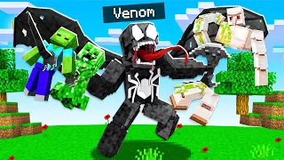 Playing as ULTIMATE VENOM in Minecraft! (crazy)