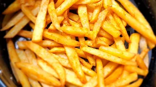 Airfried Potato Chips/Fries | Healthy Potato Fries 🍟