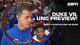 We FOCUS on the PROCESS! - Scheyer on Duke's goals ahead of UNC matchup 🙌 | College GameDay