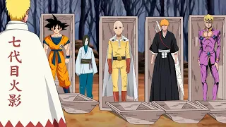 Naruto Revives Saitama, Goku, Ichigo, Eren, L and many Legendary Heroes from Different Animes.