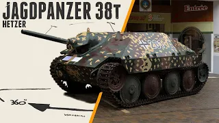 Jagdpanzer 38t G13 (Hetzer) - Musee de la Bataille des Ardennes - Walkaround.