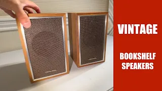 Vintage Realistic Minimus-8 Bookshelf Speakers 1979 Radio Shack