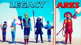 LEGACY TEAM vs ARES TEAM - Totally Accurate Battle Simulator | TABS