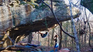VENGEANCE v9 First Ascent // Brandon Tavalin // Chattanooga bouldering //