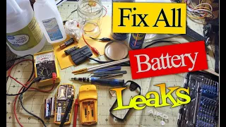 fix battery leak corrosion in electronics camera gps remote control flashlights & toys