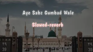 Ay Sabz Gumbad Wale | Slowed Reverb naat | Emotional Dua | Naat Sharif | Tabrej Official 313