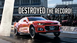 My 2019 ZL1 completely DESTROYS modern Camaro drag racing records in one day!