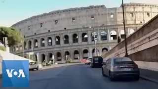 Timelapse Footage of Empty Rome Streets