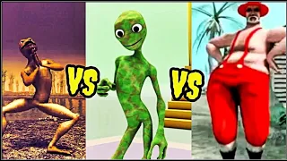 Patila vs Me kemaste vs Bad Santa — Alien Green Dance Challenge