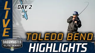 Highlights: Day 2 Bassmaster action at Toledo Bend