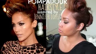 Jennifer Lopez Hair Tutorial Pompadour 2013 Met Gala