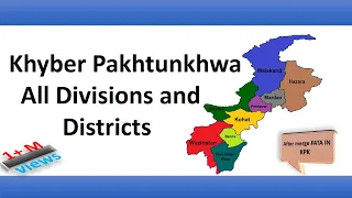 All Division/ Districts/list of Khyber Pakhtunkhwa ( kpk) Pakistan.