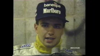 F1 Brasile 1993 - Interviste di Zermiani nel pregara