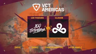 Cloud9 x 100 Thieves (Mapa 1: Bind) | VCT Americas