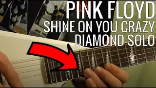 Shine On You Crazy Diamond  Solo by Pink Floyd - Guitar Lesson