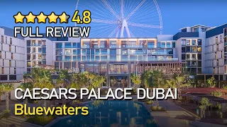 Caesars Palace Resort Bluewaters island Dubai near Palm Jumeirah Tripeefy Review.