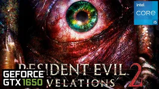 RESIDENT EVIL REVELATIONS 2 GTX 1650 & i5 10400F Gaming Benchmark 1080p MAX Settings