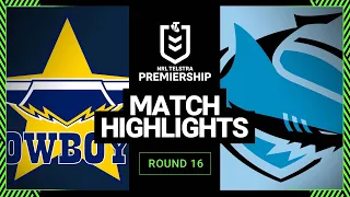 North Queensland Cowboys v Cronulla-Sutherland Sharks | Match Highlights | Round 16, 2013 | NRL