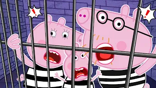 Peppa's Family is Locked in Prison on Wedding Day - Peppa Rescue Adventure 🌎 Peppa funny animation