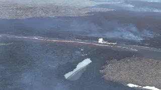 Roads over new lava! New Grindavik "lava road" will be reopened for Blue Lagoon traffic in 3 days.