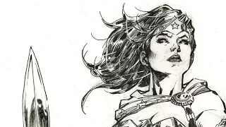 DC Comics' Wonder Woman - Jim Lee Drawing Timelapse