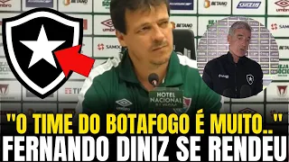 ELE SE RENDEU AO FOGÃO! OLHA O QUE FERNANDO DINIZ FALOU SOBRE O BOTAFOGO! NOTÍCIAS DO BOTAFOGO