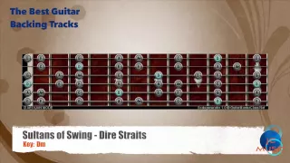 🎸 Sultans of Swing - Dire Straits Guitar Backing Track with scale chart