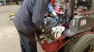 zero turn engine removal