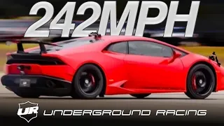 Underground Racing Drag965 Lamborghini Huracan DCT 1/2 mile Record!
