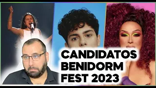 Reacción en DIRECTO a los candidatos del Benidorm Fest 2023