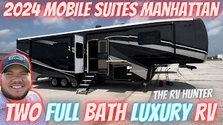 Luxury RV with BUNKS and TWO FULL BATHS | 2024 Mobile Suites Manhattan