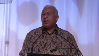 Fijian Prime Minister Voreqe Bainimarama opening remarks at the 18th AON Tourism Awards.