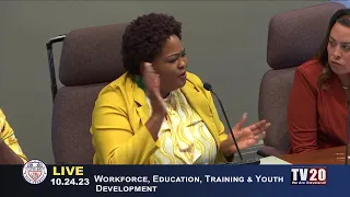 Workforce, Education, Training and Youth Development Committee Meeting, October 24, 2023