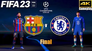 FIFA 23 - BARCELONA vs. CHELSEA - Ft. Leo Messi - UCL Final - Gameplay - PS5™ [ 4K ]