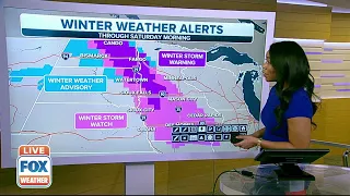 5-8+ Inches Of Snow Expected Across Dakotas, MN, IA, MO From Winter Storm