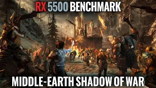 RX 5500 - 8GB vs 16GB RAM Benchmarks - Middle-Earth Shadow of War