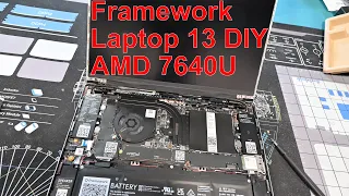 Framework Laptop 13 DIY AMD 7640U Unboxing