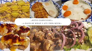 Keto Carnivore:: 3 days of What I Ate This Week