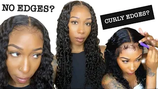 No Edges Or Curly Edges? Deep Wave Curly Edge Wig, Easy Application, No Extra Work| Ft. RPG HAIR