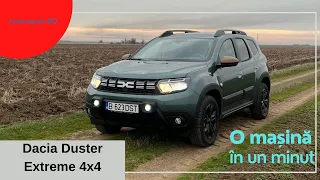 O mașină în un minut - Dacia Duster Extreme 4x4