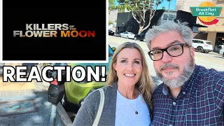 KILLERS OF THE FLOWER MOON Out of the Theater Reaction! | Scorsese | DiCaprio | De Niro